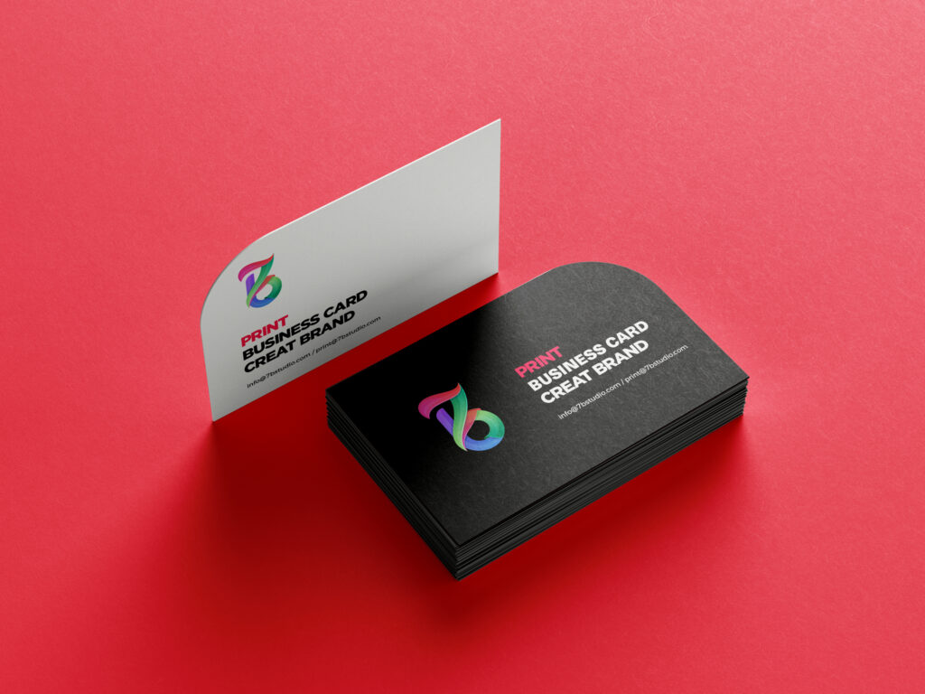 Single Rounded Business Card